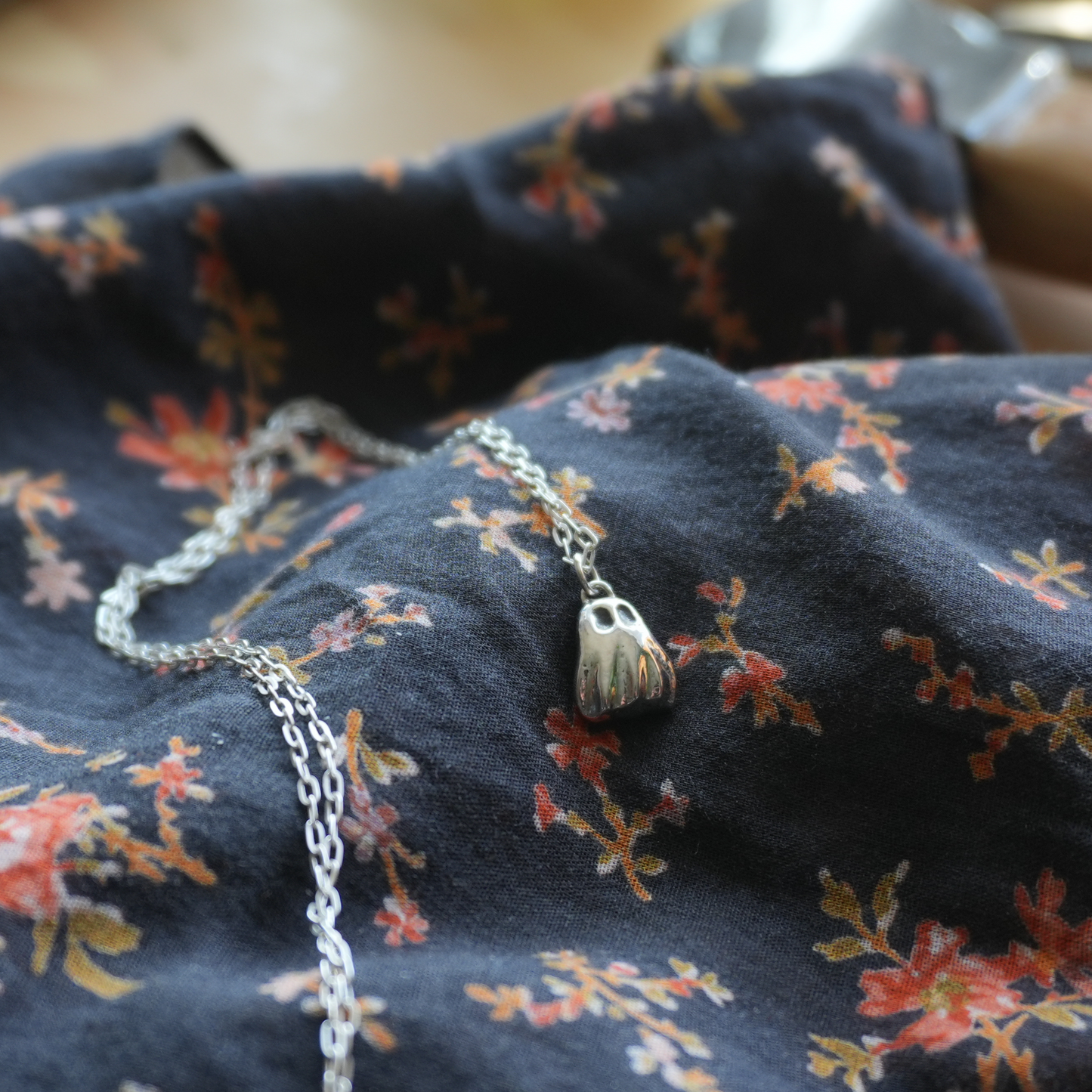 Ghost Charm Necklace