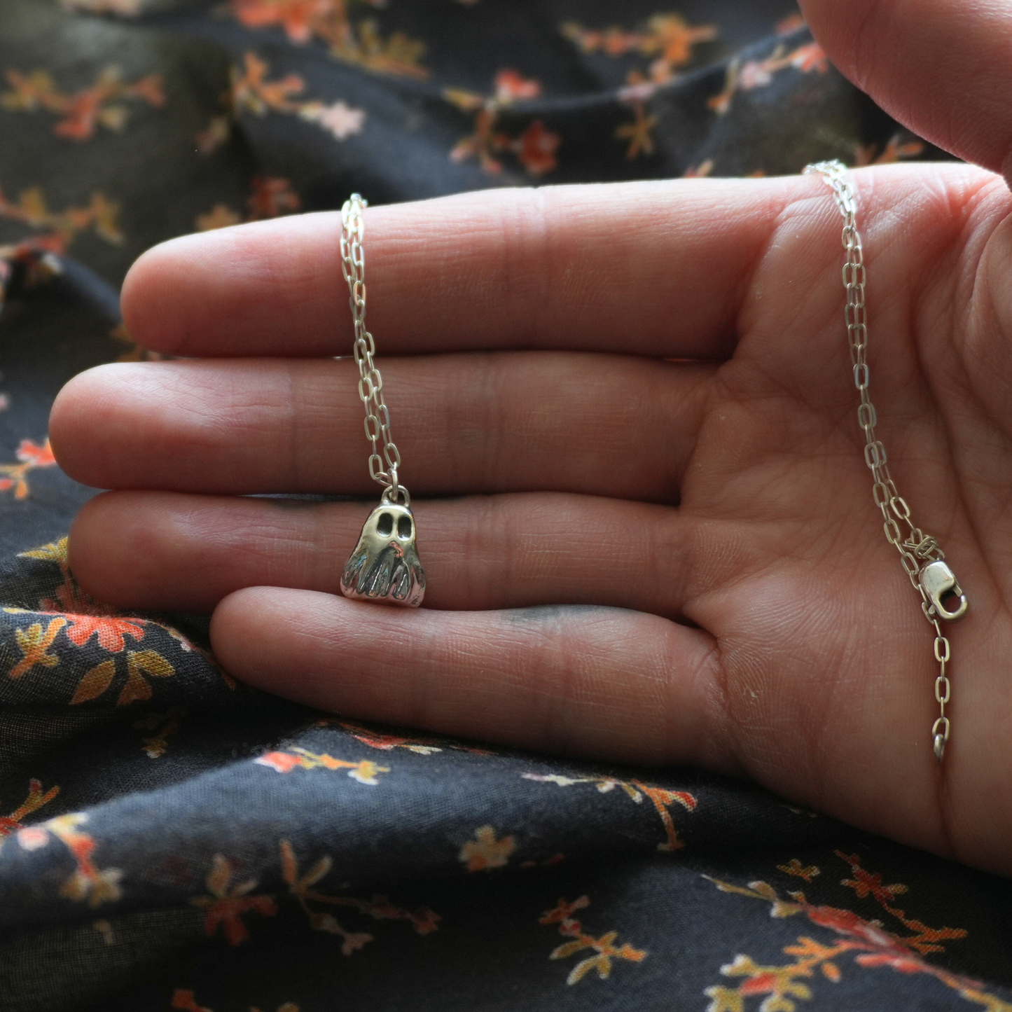 Ghost Charm Necklace